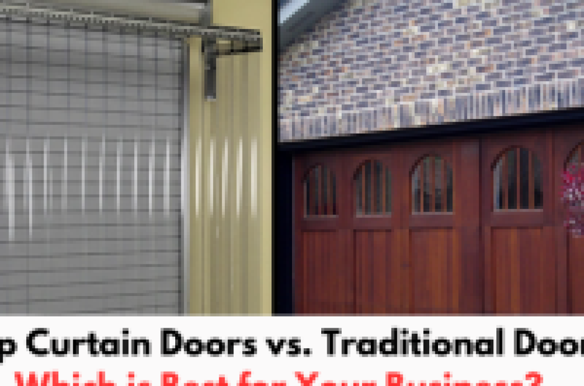 Portes &agrave; lamelles vs. portes traditionnelles : quelle est la meilleure option pour votre entreprise ?